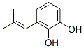 3-(2-Methyl-1-propenyl)pyrocatechol Struktur