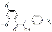 1-(2,4-Dimethoxyphenyl)-2-hydroxy-3-(4-methoxyphenyl)-1-propanone Struktur