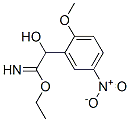 Benzeneethanimidic  acid,  -alpha--hydroxy-2-methoxy-5-nitro-,  ethyl  ester  (9CI) Struktur