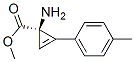 2-Cyclopropene-1-carboxylicacid,1-amino-2-(4-methylphenyl)-,methylester,(R)-(9CI) Struktur