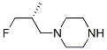 Piperazine, 1-[(2R)-3-fluoro-2-methylpropyl]- (9CI) Struktur