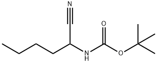 Carbamic acid, (1-cyanopentyl)-, 1,1-dimethylethyl ester (9CI) Struktur