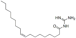 (Z)-N-(aminoiminomethyl)-9-octadecenamide  Struktur