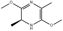 Pyrazine, 1,2-dihydro-3,6-dimethoxy-2,5-dimethyl-, (S)- (9CI) Struktur