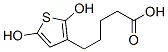 3-Thiophenepentanoic acid, 2,5-dihydroxy- (9CI) Struktur