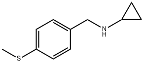 N-(4-(METHYLTHIO)BENZYL)CYCLOPROPANAMINE Struktur