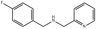 (4-FLUOROBENZYL)(2-PYRIDINYLMETHYL)AMINE HYDROCHLORIDE Struktur