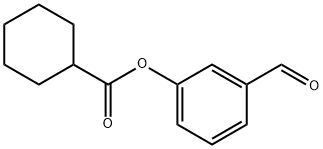 3-FORMYLPHENYL CYCLOHEXANECARBOXYLATE Struktur