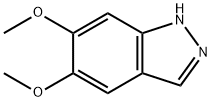 5,6-DIMETHOXY-1H-INDAZOLE Struktur