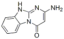 Pyrimido[1,2-a]benzimidazol-4(10H)-one, 2-amino- (9CI) Struktur