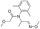 N-(2,6-dimethylphenyl)-2-methoxy-N-[2-(methoxyimino)-1-methylethyl]acetamide Struktur