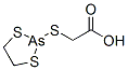 (1,3,2-Dithiarsolan-2-ylthio)acetic acid Struktur