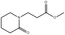 methyl 3-(2-oxopiperidin-1-yl)propanoate Struktur