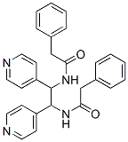 2-phenyl-N-[2-[(2-phenylacetyl)amino]-1,2-dipyridin-4-yl-ethyl]acetami de Struktur