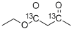 ETHYL ACETOACETATE (1,3-13C2) Struktur