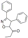 1-(4,5-Dihydro-3,4-diphenylisoxazol-5-yl)-1-propanone Struktur