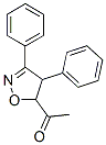 1-(4,5-Dihydro-3,4-diphenylisoxazol-5-yl)ethanone Struktur