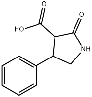 2-OXO-4-PHENYL-PYRROLIDINE-3-CARBOXYLIC ACID Struktur