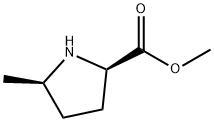 D-Proline, 5-methyl-, methyl ester, cis- (9CI) Struktur