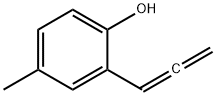 Phenol, 4-methyl-2-(1,2-propadienyl)- (9CI) Struktur