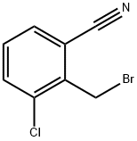 2-Bromomethyl-3-Chlorobenzonitrile Struktur