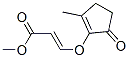 2-Propenoicacid,3-[(2-methyl-5-oxo-1-cyclopenten-1-yl)oxy]-,methylester,(2E)-(9CI) Struktur