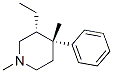 Piperidine, 3-ethyl-1,4-dimethyl-4-phenyl-, cis- (9CI) Struktur