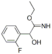 Benzeneethanimidic  acid,  2-fluoro--alpha--hydroxy-,  ethyl  ester  (9CI) Struktur