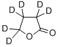 GAMMA-BUTYROLACTONE-D6 Struktur