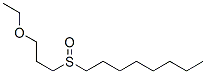 Octane, 1-(3-ethoxypropyl)sulfinyl- Struktur