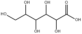 Hexanoic acid, 2,3,4,5,6-pentahydroxy- (7CI, 8CI) Struktur