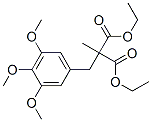 Methyl[(3,4,5-trimethoxyphenyl)methyl]propanedioic acid diethyl ester Struktur