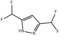 3,5-bis(difluoromethyl)-1H-pyrazole(SALTDATA: FREE) Struktur