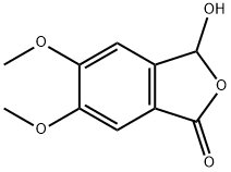 3-hydroxy-5,6-dimethoxy-3H-isobenzofuran-1-one Struktur