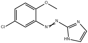 2-[(5-CHLORO-2-METHOXYPHENYL)AZO]-1H-IMIDAZOLE Struktur