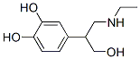 1,2-Benzenediol, 4-[2-(ethylamino)-1-(hydroxymethyl)ethyl]- (9CI) Struktur