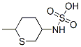 Sulfamic acid, (tetrahydro-6-methyl-2H-thiopyran-3-yl)- (9CI) Struktur