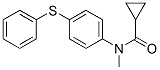 N-methyl-N-(4-phenylsulfanylphenyl)cyclopropanecarboxamide Struktur