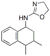 N-(3,4-dimethyltetralin-1-yl)-4,5-dihydro-1,3-oxazol-2-amine Struktur