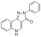 2-phenylpyrazolo(4,3-c)quinolin-3(5H)-one Struktur