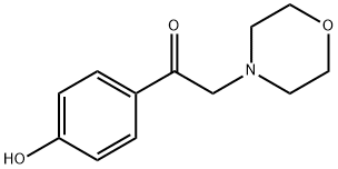 1-(4-HYDROXYPHENYL)-2-(4-MORPHOLINYL)ETHANONE HYDROBROMIDE Struktur