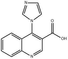 4-(1H-iMidazol-1-yl)quinoline-3-carboxylic acid Struktur