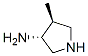 3-Pyrrolidinamine,4-methyl-,(3R-trans)-(9CI) Struktur