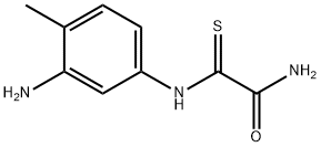 Acetamide, 2-[(3-amino-4-methylphenyl)amino]-2-thioxo- (9CI) Struktur