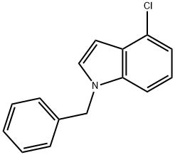 1-Benzyl-4-chloroindole Struktur