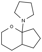 Pyrrolidine, 1-(hexahydrocyclopenta[b]pyran-7a(2H)-yl)- (9CI) Struktur