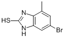 6-BROMO-4-METHYL-1H-BENZO[D]IMIDAZOLE-2-THIOL Struktur