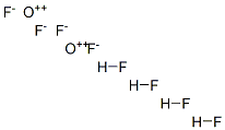 DIOXYGEN DIFLUORIDE Struktur