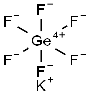 POTASSIUM HEXAFLUOROGERMANATE Struktur