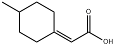 2-(4-methylcyclohexylidene)acetic acid Struktur